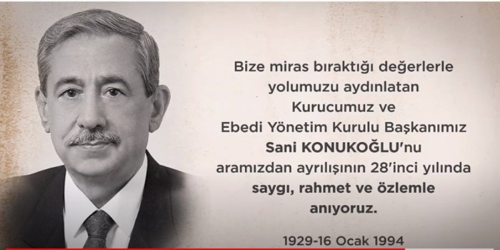 Sani Konukoğlu, 28. ölüm yıldönümünde unutulmadı
