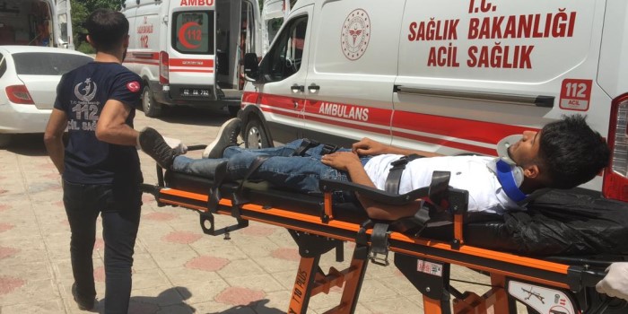Kahta-Diyarbakır yolunda kaza: 2 yaralı