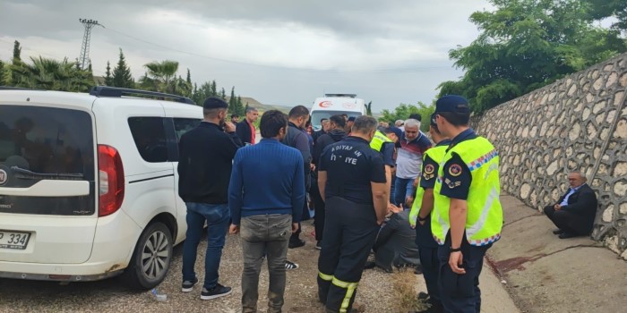 Kahta'da otomobil takla attı: 1 ölü, 1 ağır yaralı