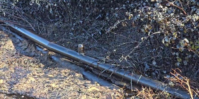Kahta’da TPAO’ya ait petrol boru hattı patladı