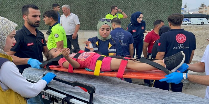Adıyaman’daki kazada 3'ü çocuk, 5 kişi yaralandı