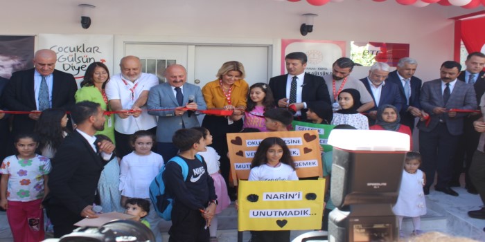 Gülben Ergen, 54. anaokulunu Kahta’da açtı