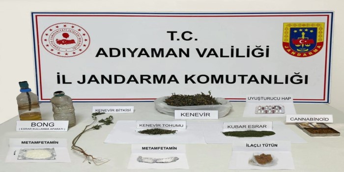 Adıyaman'da bir ayda uyuşturucuya 69 gözaltı