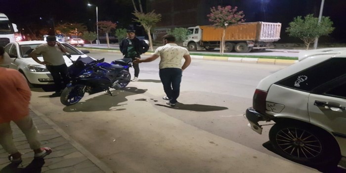 Adıyaman'daki motosiklet kazasında 1 kişi yaralandı