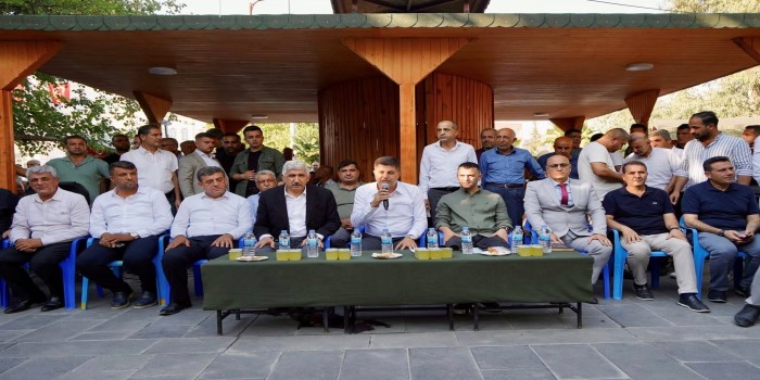Milletvekili Şan, Kahta'da halkla bir araya geldi