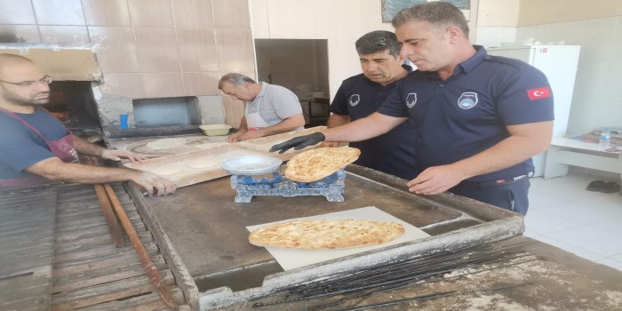 Zabıta ekipleri fırınlarda hijyen ve gramaj denetimi yaptı