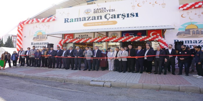 Kahta'da Ramazan Çarşısı’nın resmi açılışı gerçekleştirildi