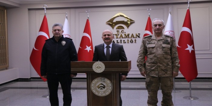 Vali Varol, son bir aylık güvenlik verilerini açıkladı