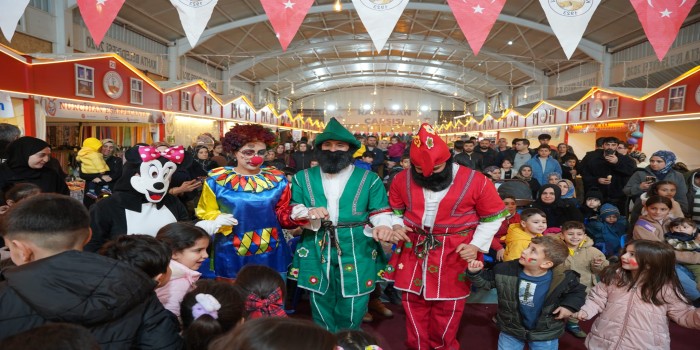 Çocukların neşesi etkinliklere ayrı bir atmosfer kazandırdı