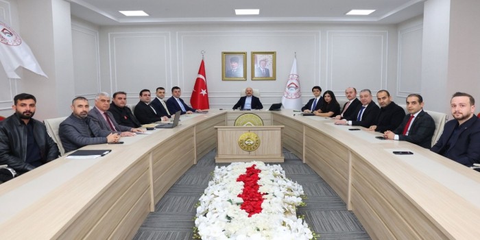 Adıyaman’da haftalık koordinasyon toplantısı yapıldı