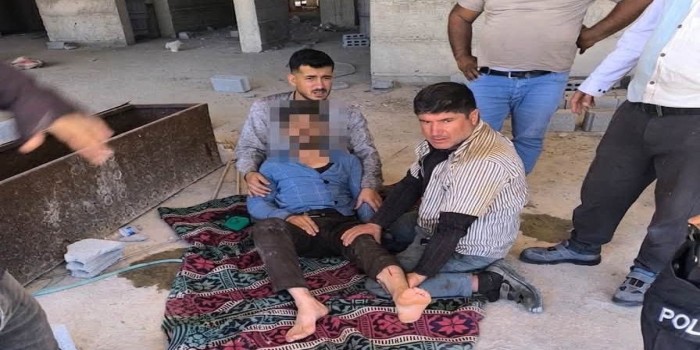 Besni’de inşaattan düşen işçi yaralandı