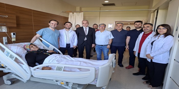 Adıyaman’da görme kaybı yaşayan hasta sağlığına kavuştu