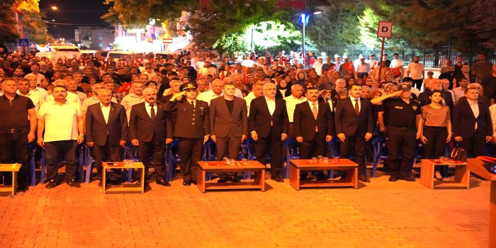 Kahta’da 15 Temmuz anma programı düzenlendi