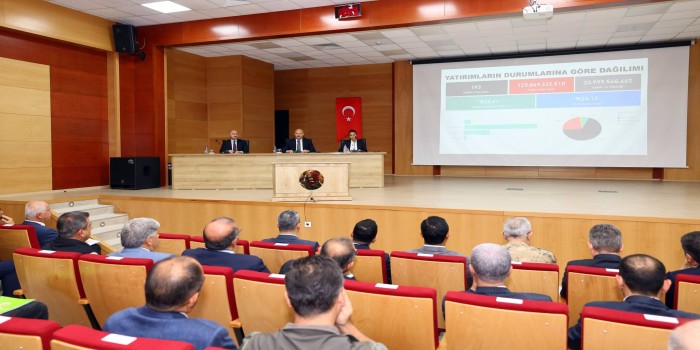Adıyaman'da il koordinasyon kurulu toplantısı yapıldı