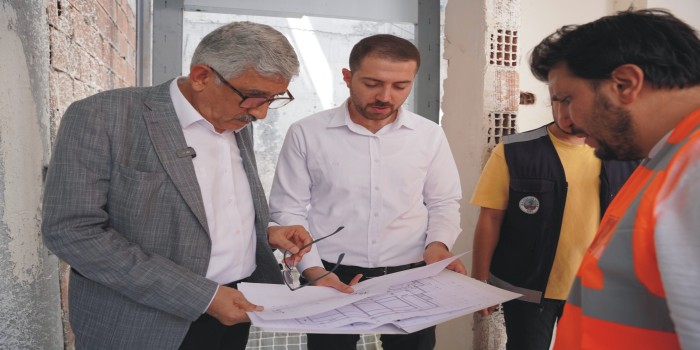 Kadın Yaşam ve Yüzme Merkezi inşaatı hızla ilerliyor